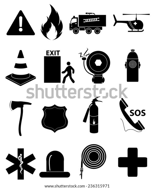 Emergency icons\
set