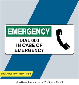 emergency information signs vector files illustration designs signs and symbols