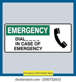 emergency information signs vector files illustration designs signs and symbols