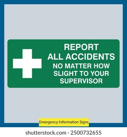 emergency information signs vector files illustration designs signs and symbols