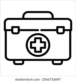 Emergency Kit Icon Element For Design
