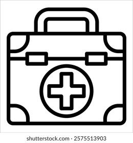 Emergency Kit Icon Element For Design