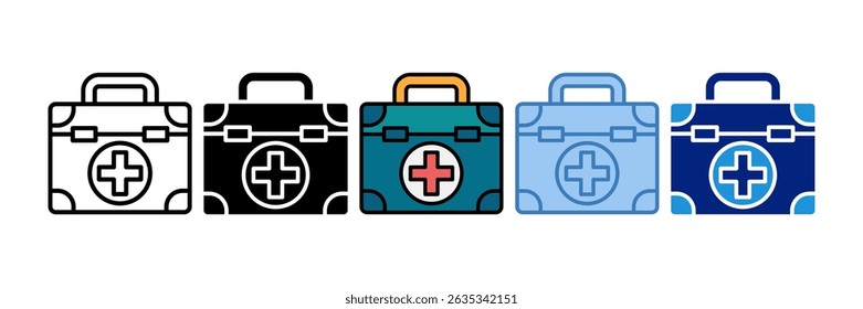 Emergency Kit Icon Element For Design