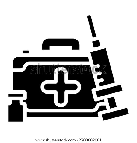 Emergency Kit Icon Element For Design