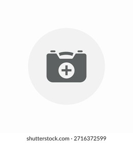 emergency kit icon sign vector