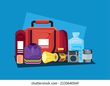 emergency kit for preparation disaster