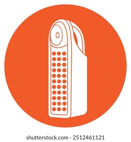 Icono de la lámpara de emergencia Ilustración vectorial Diseño simple