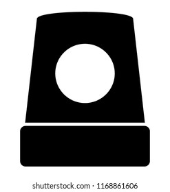 
An emergency light icon
