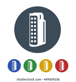 Emergency light Icon Isolated on White Background.vector illustration icon