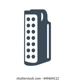 Emergency light Icon Isolated on White Background.vector illustration icon