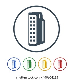 Emergency light Icon Isolated on White Background.vector illustration icon