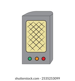Plantilla de diseño de Ilustración vectorial de icono de luz de emergencia