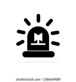 emergency light icon.Vector concept illustration for design.