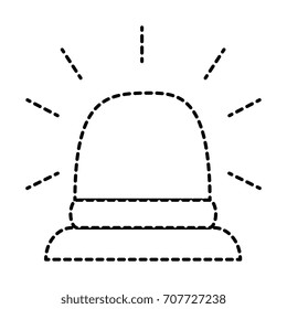 emergency light isolated icon