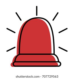 emergency light isolated icon
