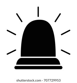 emergency light isolated icon