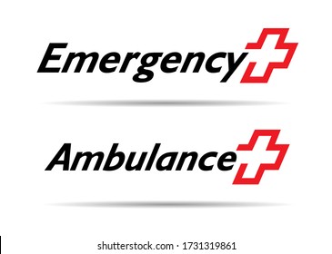 Emergency logo. Ambulance logo vector illustration. medical cross icon vector logo template. dynamic logo for medical purposes.