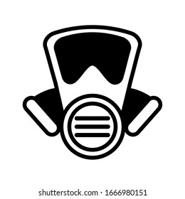 emergency mask on white background vector illustration design