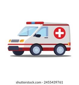 Emergency medical service vehicle
Ambulance car vector template
Vector image ambulance