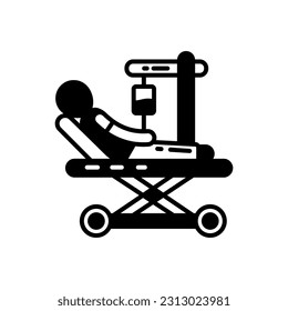Icono de Servicios Médicos de Emergencia en vector. Ilustración