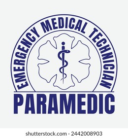 Emergency medical technician  logo Vector File