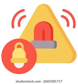 Emergency Notification Icon Element For Design And Vector