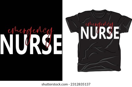 Emergency Nurse Shirt for ER Nurse,Emergency Nurse Tee, Gift for ED RN,Grad Gift Nursing T-Shirts ,Tshirt Registered Emergency Nurse