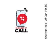 Emergency  Phone call button notification 3