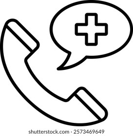 Emergency Phone vector icon. Can be used for printing, mobile and web applications.
