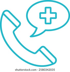 Emergency Phone vector icon. Can be used for printing, mobile and web applications.