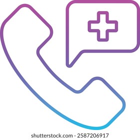 Emergency Phone vector icon. Can be used for printing, mobile and web applications.