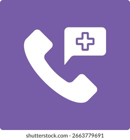 Icono de Vector de teléfono de emergencia. Se puede utilizar para aplicaciones de impresión, móviles y de Web.