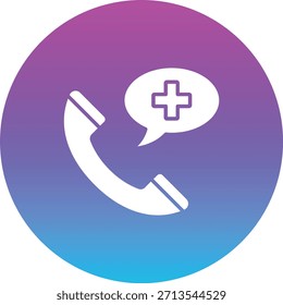 Emergency Phone vector icon. Can be used for printing, mobile and web applications.