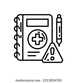 Emergency Preparedness icon in vector. Illustration