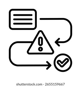 Emergency Procedure Icon Element For Design