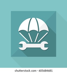 Emergency repair services - Vector web icon