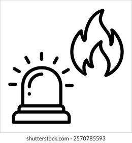 Emergency Response Icon Element For Design