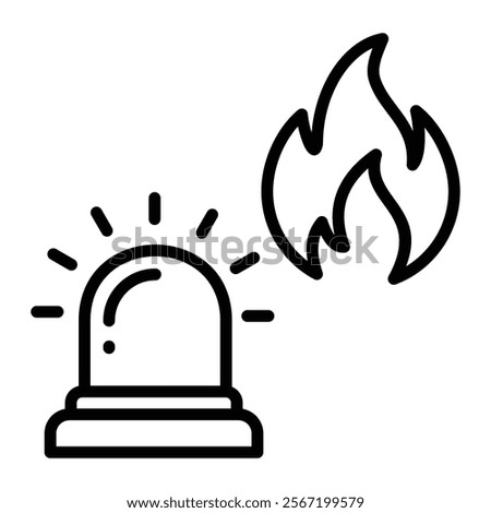 Emergency Response Icon Element For Design