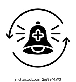 Emergency Response Icon Glyph Vector Illustration