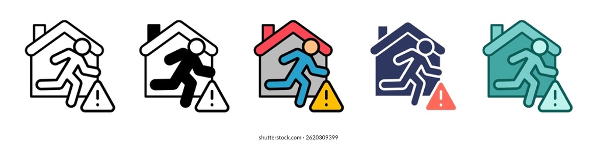 Emergency Response Icon Multiple Vector Illustration