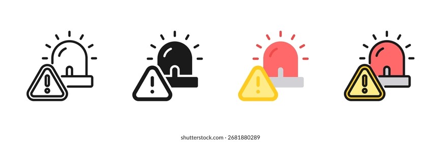 Emergency Response Icon Pack In Multiple Styles