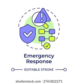 Emergency response multi color