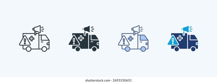 Emergency Response Multiple Style Icon Collection