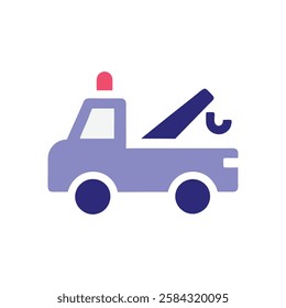 Emergency Roadside Assistance Tow Truck Symbol