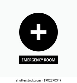 Emergency Room - Vector Logo Template.