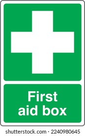 Emergency Safety Health Equipment Safe Condition  First Aid Signs First aid box
