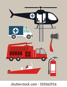 emergency service design, vector illustration eps10 graphic 