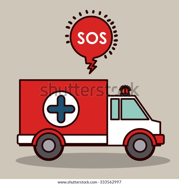 emergency service design, vector illustration eps10\
graphic 