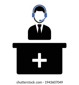 vector de diseño de icono de servicio de emergencia