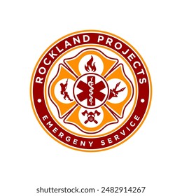 Emergency Service Logo Design Vector